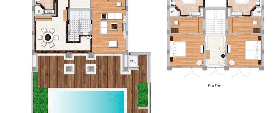 Two-bedroom Park Villa with Private Pool