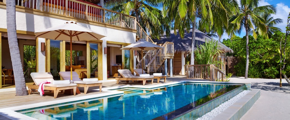 Two-Bedroom Ocean Beach Villa with Pool