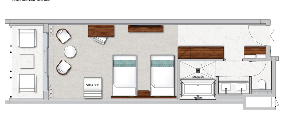 Deluxe Sea View Twin