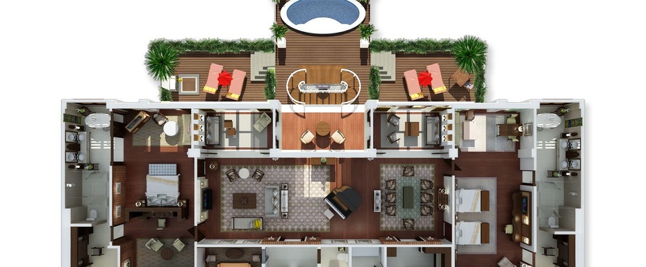 Grande Astor Suite (2 Bedroom)