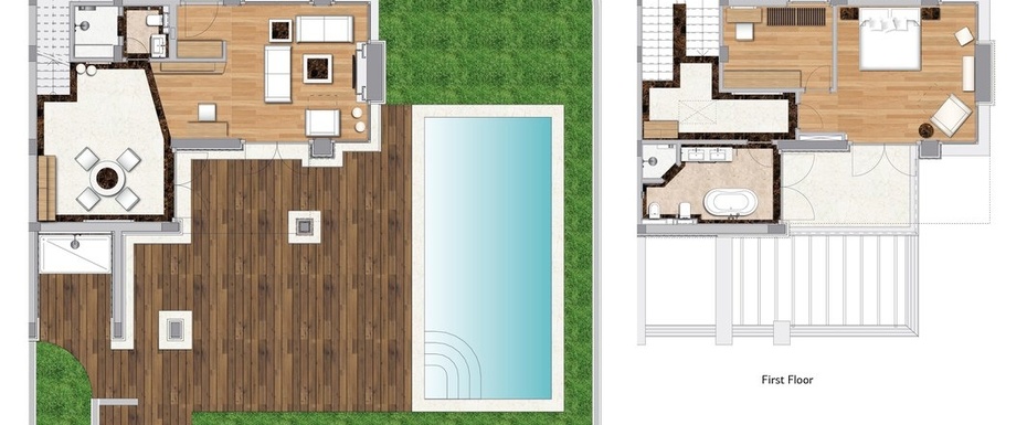One-bedroom Park Villa with Private Pool