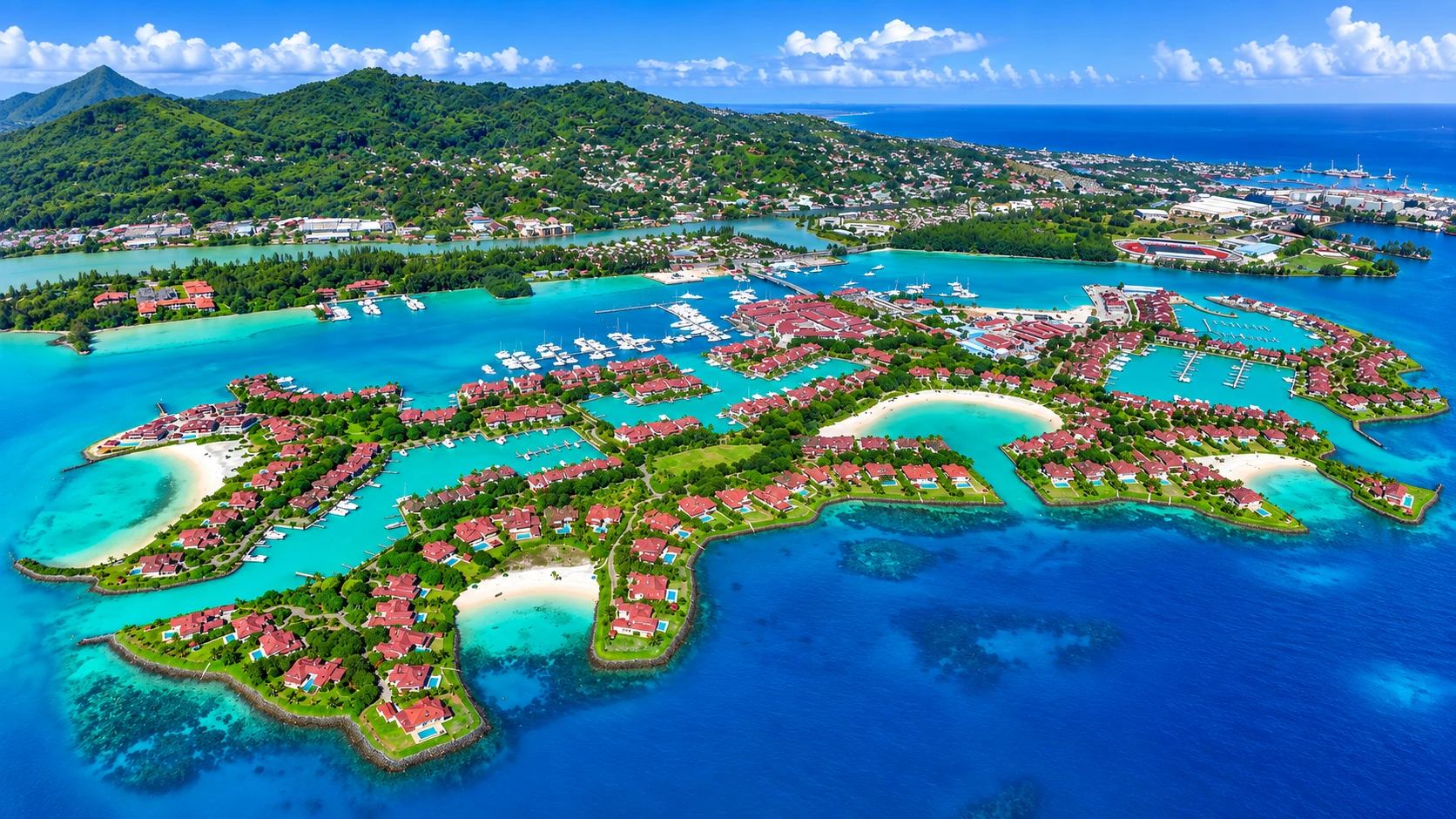 Eden Island, Seychelles Panorama